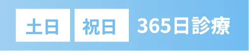 土日・祝日・365日診療